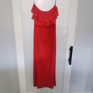 Barbie Pink coral Maxi Dress